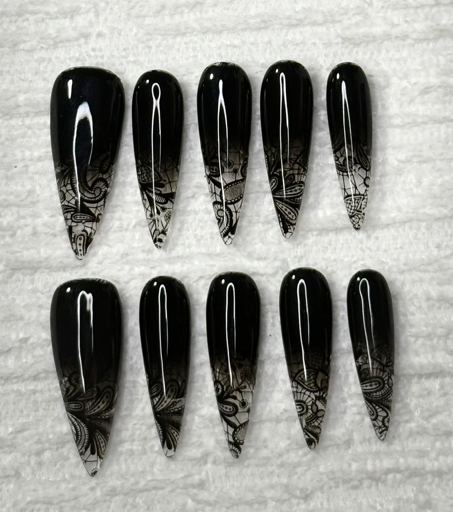 Black Lace Stiletto