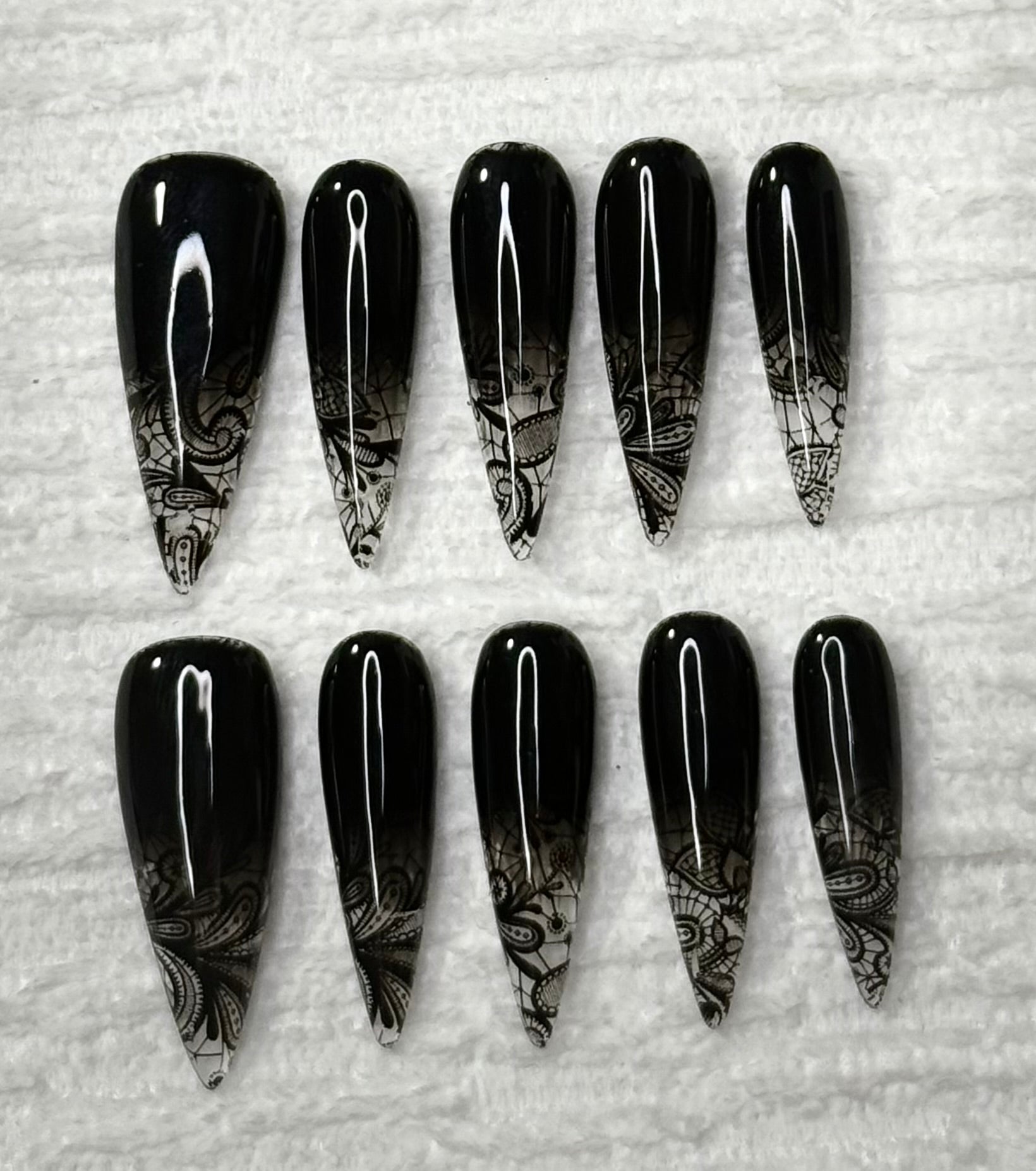 Black Lace Stiletto