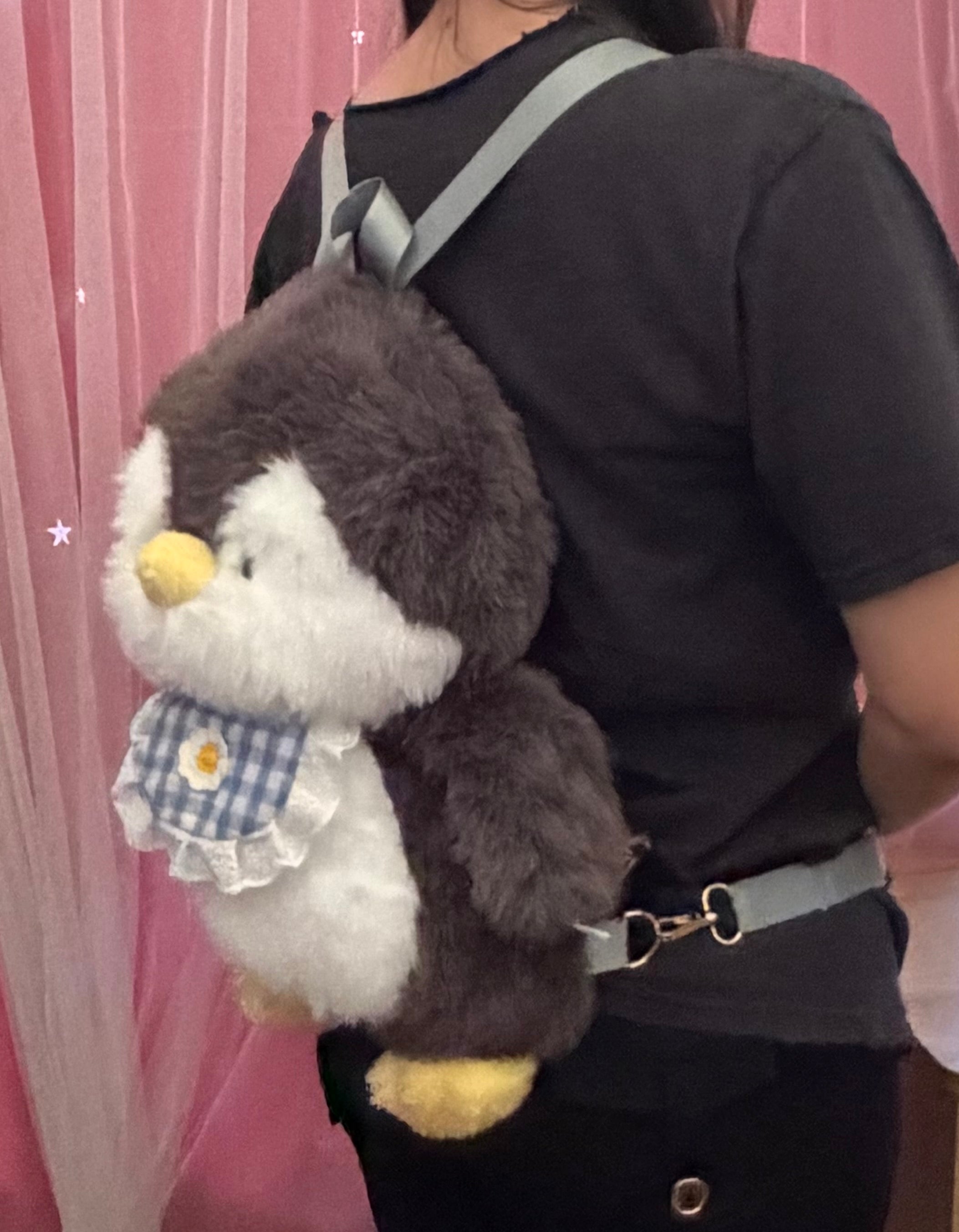 Penguin Fluffy Backpack