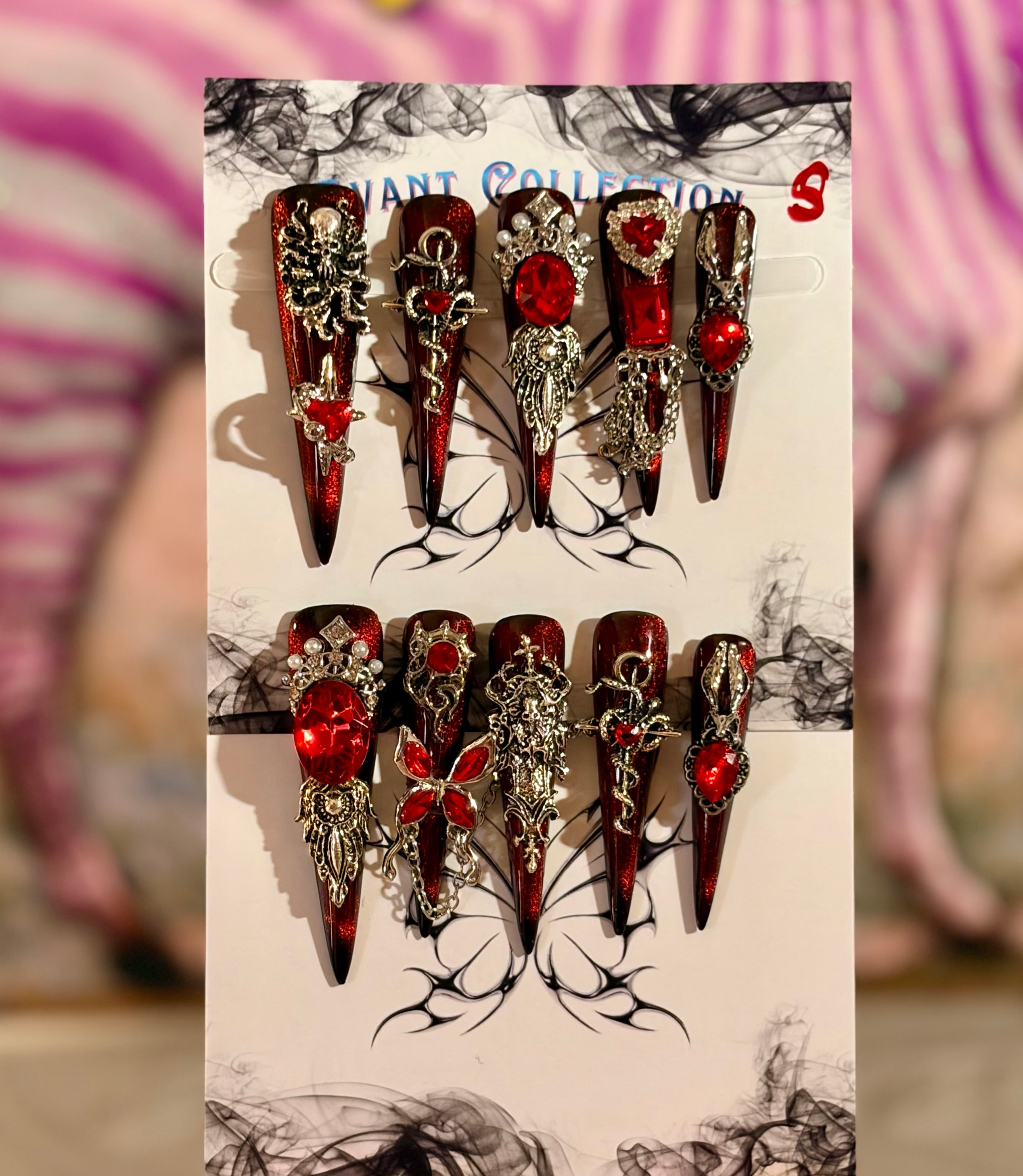 Red Cateye Stiletto (M)