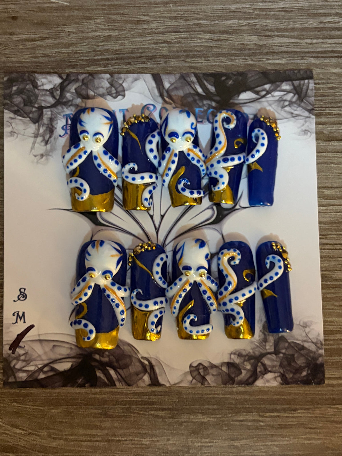 3D Octopus Porcelain  ( SQUARE)