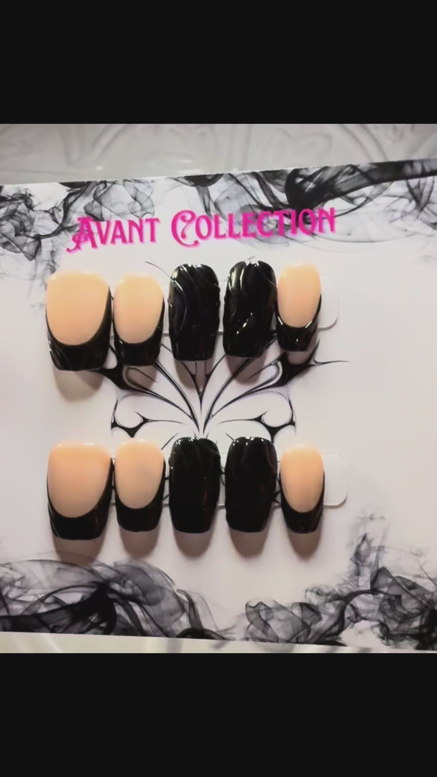 Black French Tip